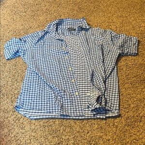 Men’s chaps short sleeve button down